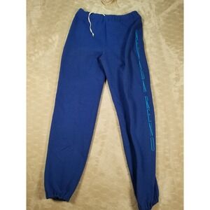 VTG UNR University of Nevad Reno Sweatpants Sz Lg Puff Print See Pics